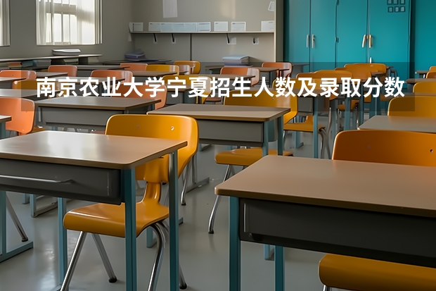 南京农业大学宁夏招生人数及录取分数线