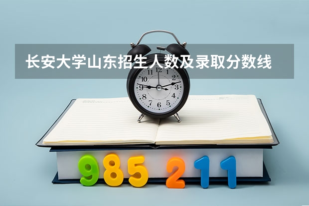 长安大学山东招生人数及录取分数线