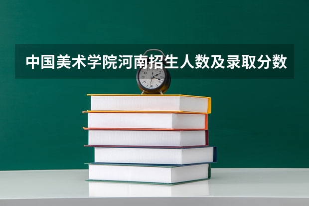 中国美术学院河南招生人数及录取分数线