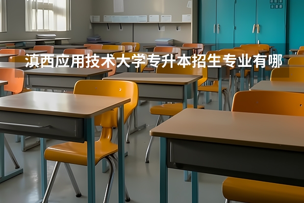 滇西应用技术大学专升本招生专业有哪些?