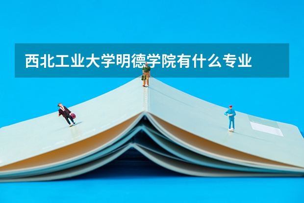 西北工业大学明德学院有什么专业