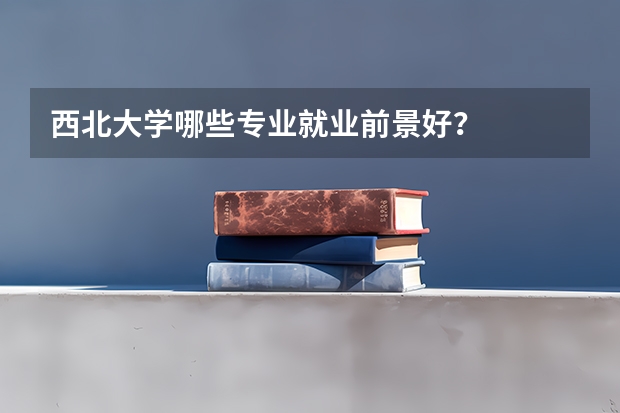 西北大学哪些专业就业前景好？