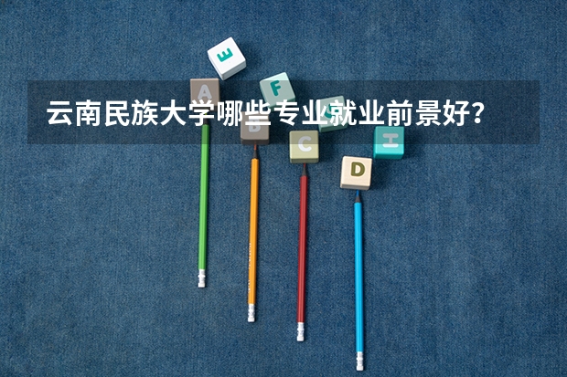 云南民族大学哪些专业就业前景好？