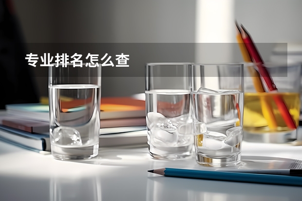 专业排名怎么查