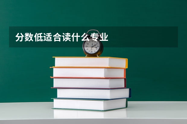 分数低适合读什么专业