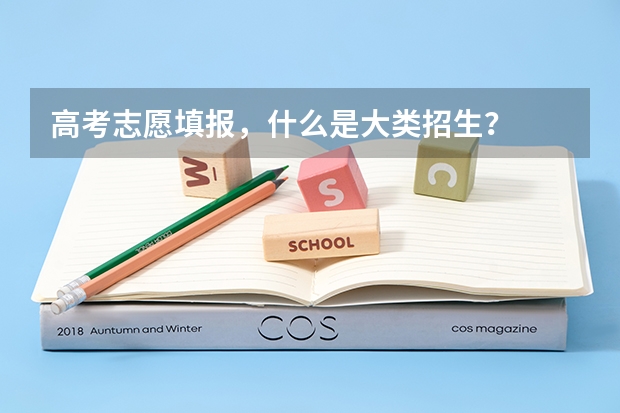 高考志愿填报，什么是大类招生？
