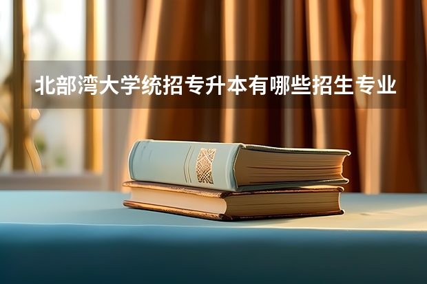 北部湾大学统招专升本有哪些招生专业可以报考?