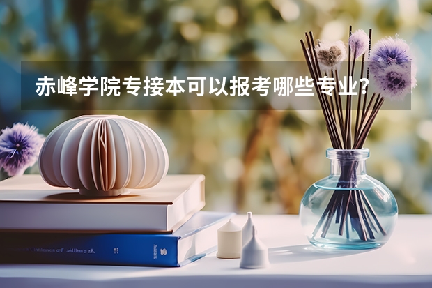 赤峰学院专接本可以报考哪些专业？