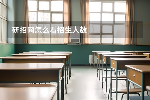 研招网怎么看招生人数