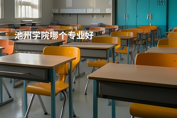 池州学院哪个专业好