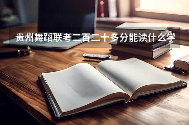 贵州舞蹈联考二百二十多分能读什么学校