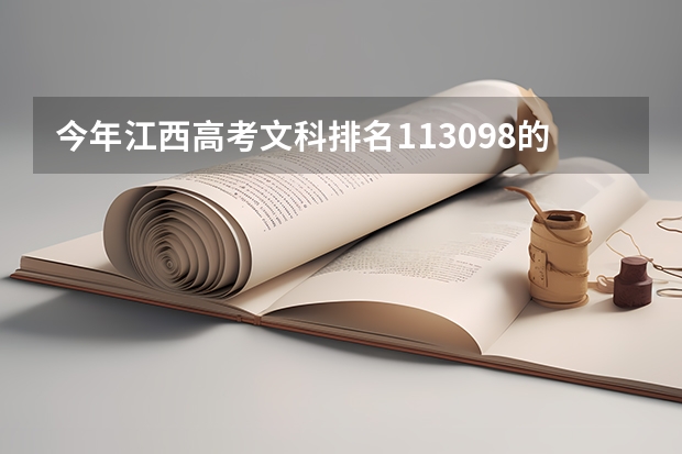今年江西高考文科排名113098的考生报什么大学