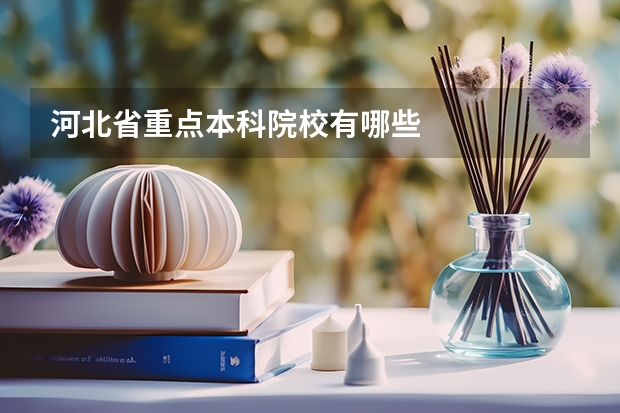 河北省重点本科院校有哪些