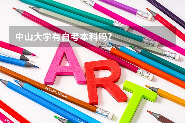 中山大学有自考本科吗?