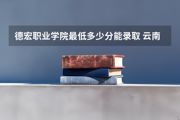 德宏职业学院最低多少分能录取 云南历年录取分数线