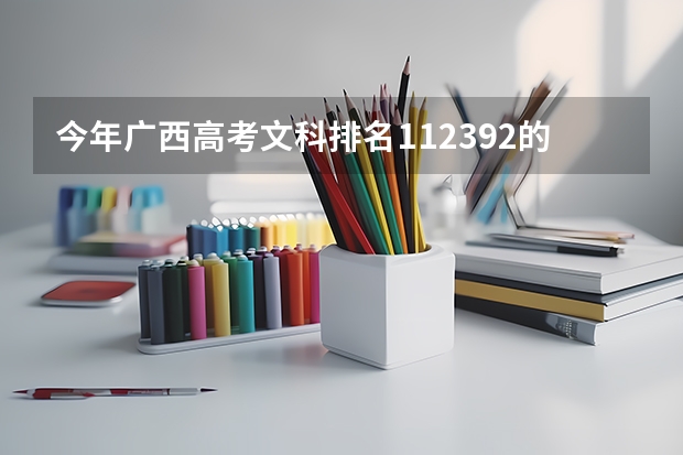 今年广西高考文科排名112392的考生报什么大学