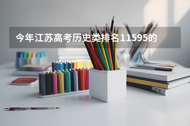 今年江苏高考历史类排名11595的考生报什么大学