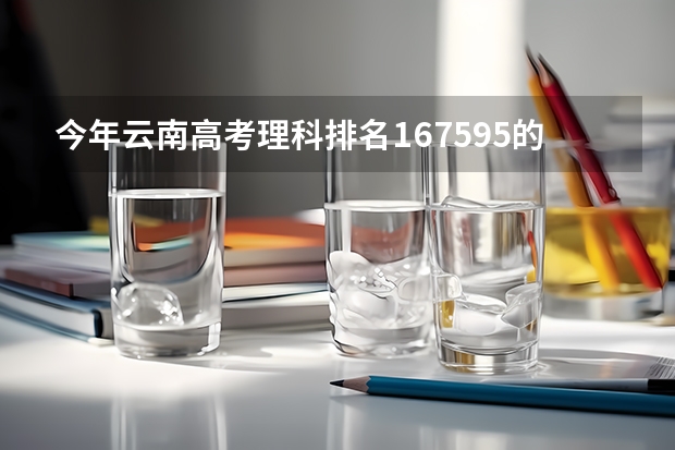 今年云南高考理科排名167595的考生报什么大学
