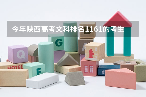 今年陕西高考文科排名1161的考生报什么大学