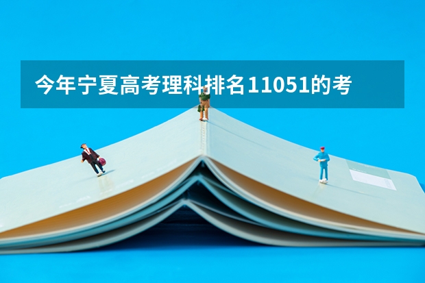 今年宁夏高考理科排名11051的考生报什么大学