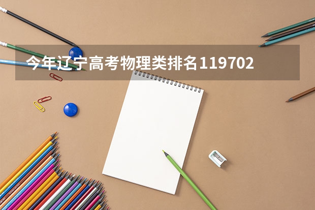今年辽宁高考物理类排名119702的考生报什么大学