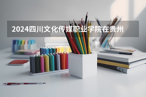 2024四川文化传媒职业学院在贵州招生计划表