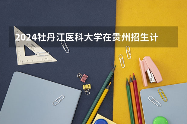 2024牡丹江医科大学在贵州招生计划表