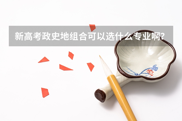 新高考政史地组合可以选什么专业啊？