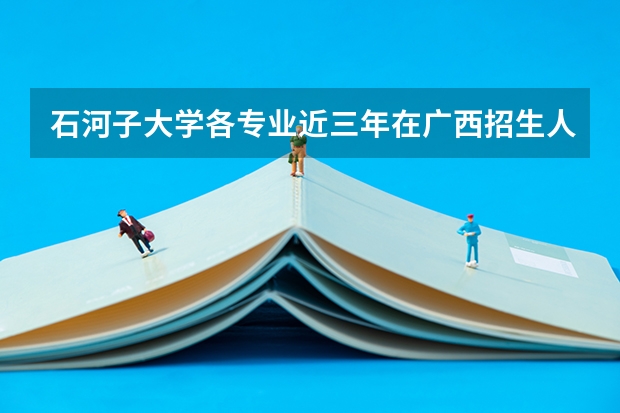 石河子大学各专业近三年在广西招生人数一览表