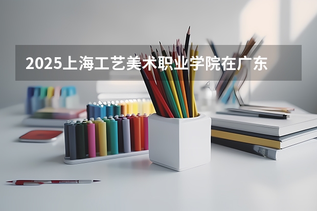 2025上海工艺美术职业学院在广东招生计划表