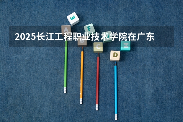 2025长江工程职业技术学院在广东招生计划表