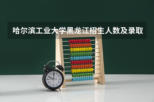 哈尔滨工业大学黑龙江招生人数及录取分数线